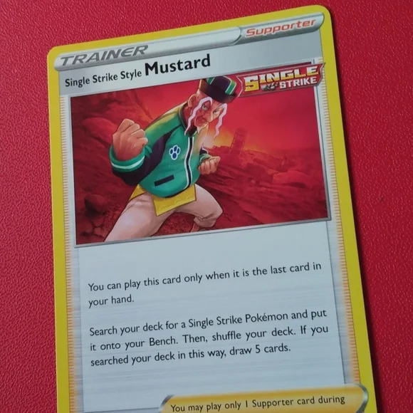 Pokemon | Toys | Single Strike Style Mustard | Poshmark